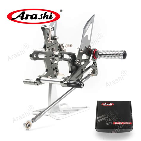 ARASHI CNC Adjustable Footrest Rearset For HONDA CBR650F 2019 2020 2021