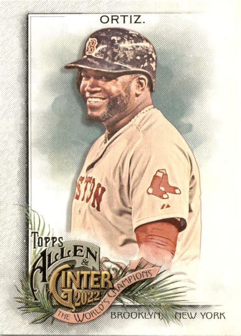 Topps Allen Ginter Chrome David Ortiz Free S H Ebay