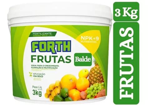 Fort Frutas Fertilizantes Mineral Misto Embalagem Kg Balde Mercadolivre