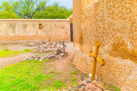 70 Mission San José De Tumacácori Arizona Foto Stok Potret And Gambar