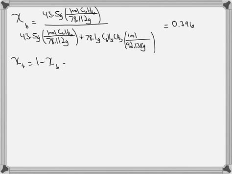 SOLVED Part A What Is The Partial Vapor Pressure Of Benzene Above A