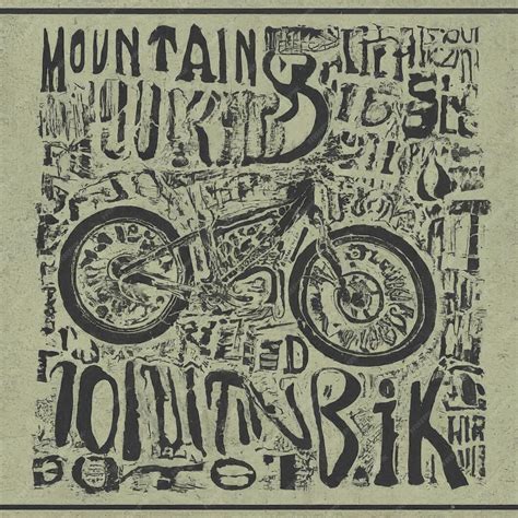 how to draw a mountain biker