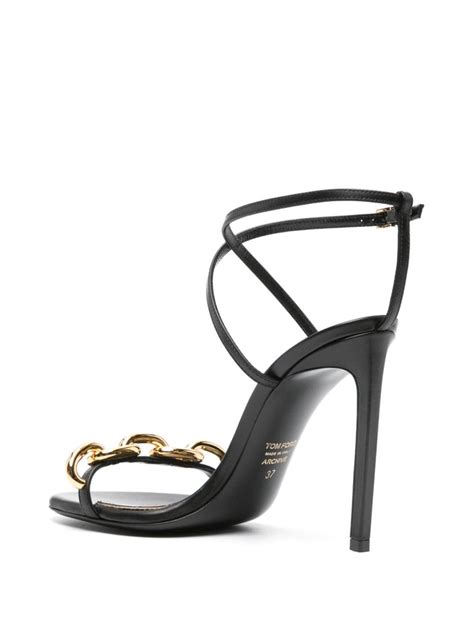 Tom Ford Chain 105mm Leather Sandals Black Farfetch