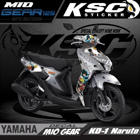 Jual Decal Sticker Yamaha Mio Gear 125 Naruto Sasuke Full Body Decal