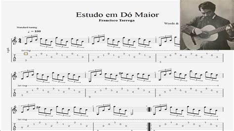 Tarrega Estudo em Dó Maior Gitar dersleri