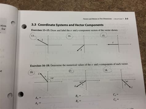 Solved Draw And Label The X And Y Component Vectors Of T Chegg