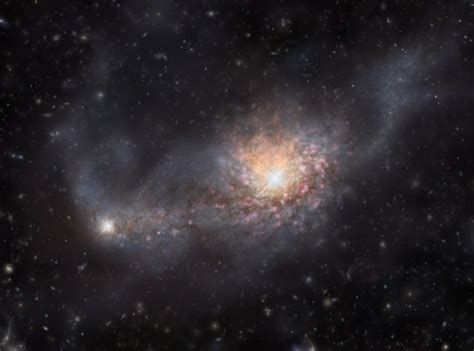 Astronomers Discover Spectacular Galactic Merger in Early Universe ...