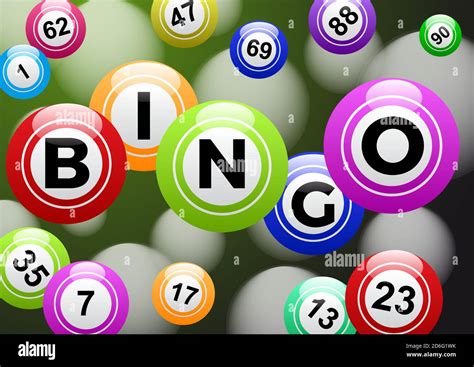 Bingo Ball Vector Background Stock Vektorgrafiken Kaufen Alamy