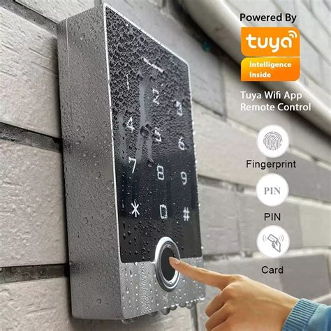 Fingerprint Wifi Tuya App Access Control Waterproof China Factory