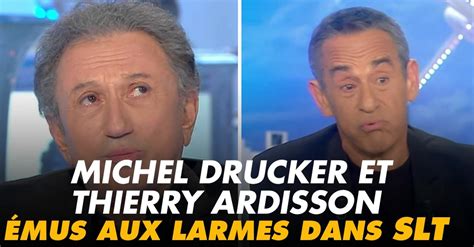 Salut Les Terriens Michel Drucker Et Thierry Ardisson Mus Aux Larmes