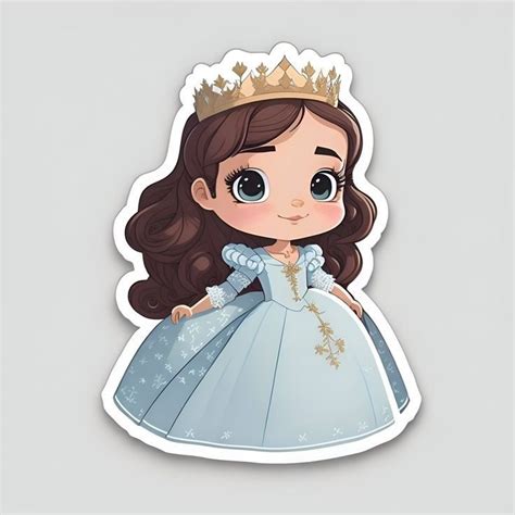 Pin By Zariem On Cartoons Drawing Princess Sticker Cute Drawings