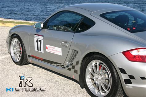 Center Stripe Kit For Porsche Cayman Ki Studios Rs Style Decal Kit