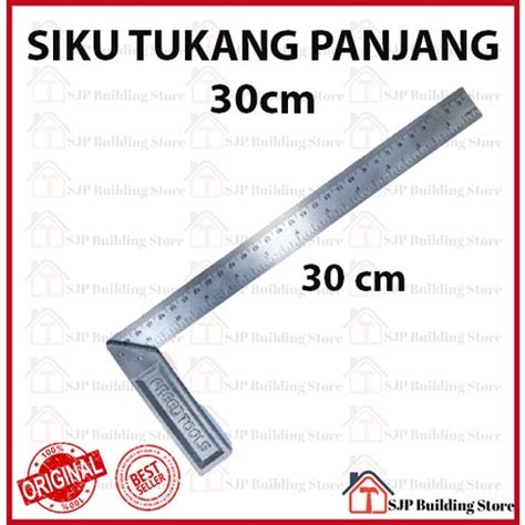 Jual Penggaris Siku Tukang Besi Pasekon Cm Inch Termurah Alat