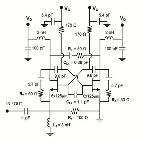 Figure From A Broadband Gan Phemt Power Amplifier Using Non Foster