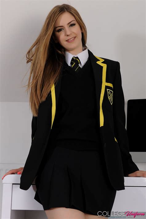 College Uniform Starring Stella Cox Nude Pictures CoedCherry