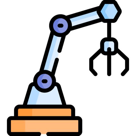 Robotic Arm Special Lineal Color Icon