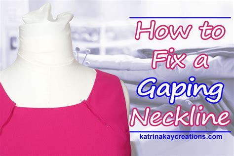 How To Fix A Gaping Neckline Sewing Alterations For Plus Size Women