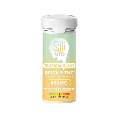 Sili X Urb Tropical Blast Delta Thc Mg Vegan Gummies Count