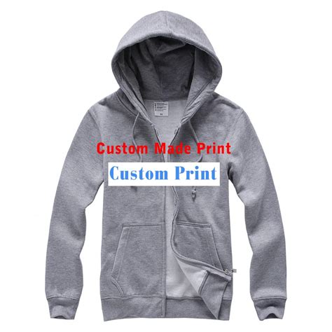 Buy Custom Print Logos Iipper Hoody Hood Jacket Logo Printing Wholesale Custom