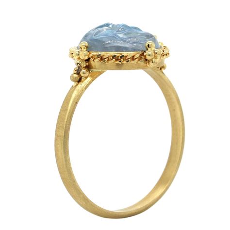 18k Yellow Gold Moonstone Ring Longs Jewelers