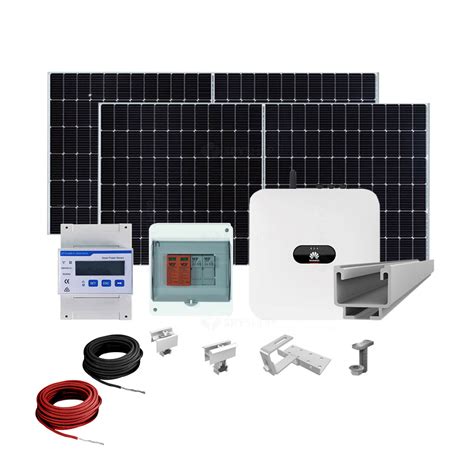 Sistem Fotovoltaic Complet 3kW Invertor Trifazat On Grid Si 7 Panouri