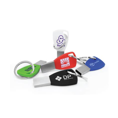 Silicone Keychain USB Flash Drives - Corporate