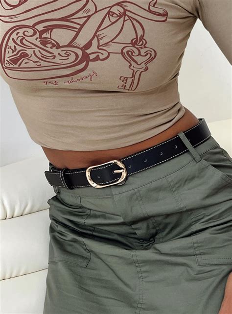 O'mealy Belt Black | Princess Polly AU