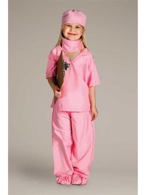 Pink Doctor Scrubs Costume for Kids - Chasing Fireflies