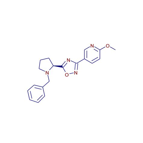 MzCloud 5 5 2S 1 Benzyl 2 Pyrrolidinyl 1 2 4 Oxadiazol 3 Yl 2