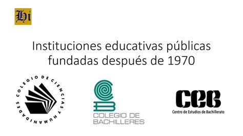 Instituciones educativas en México después de 1970 YouTube