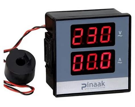 ELMEASURE Single Phase 3 Phase Digital Voltmeter Ammeter For