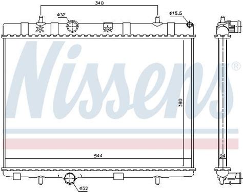 NISSENS Kühler Motorkühlung für CITROËN DS OPEL PEUGEOT eBay