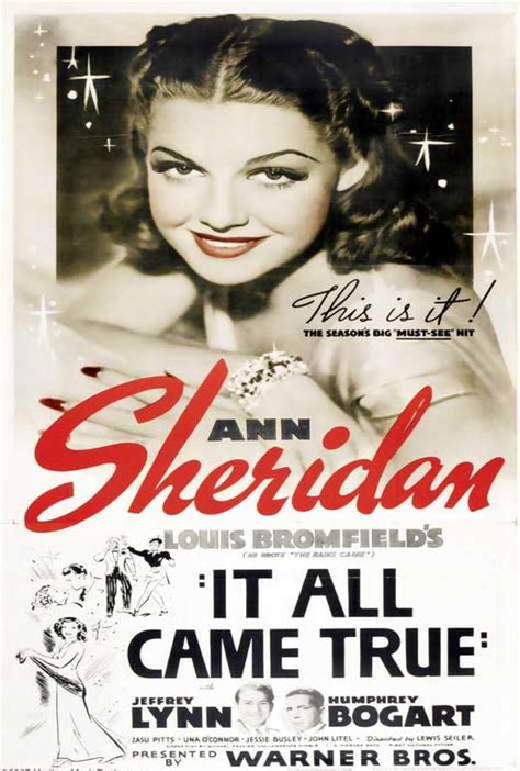 It All Came True Poster Movie B X In Cm X Cm Ann Sheridan