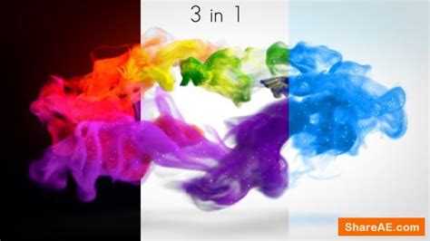 Videohive Colorful Smoke Logo Reveal Ii Free After Effects Templates