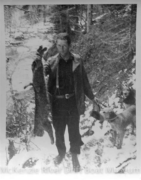 Prince Helfrich Catches A Bobcat 1930s Mckenzie River Dave Helfrich