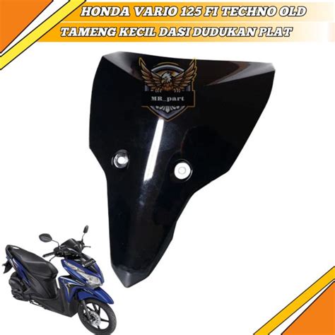 Cover Body Tameng Kecil Dasi Dudukan Plat Motor Vario Techno Fi Old