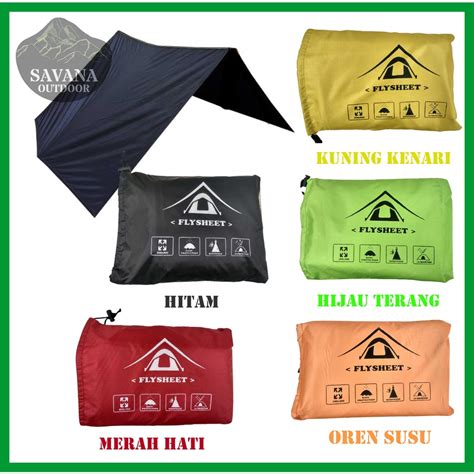 Jual Flysheet UKURAN 3x3 Terpal Tenda Multifungsi Flysheet Outdoor