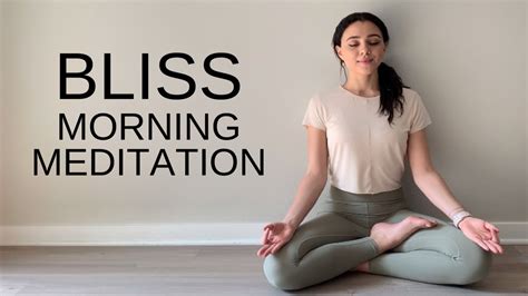 10 Minute Morning Guided Meditation For Bliss And Mindfulness Youtube