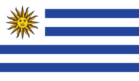 Vector Illustration Of Uruguay Flag Vector Art At Vecteezy