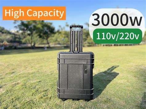 3000w 6000w High Power Output Lithium Iron Phosphate Battery Portable Power Station China