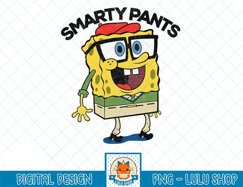 Spongebob SquarePants Smarty Pants T Shirt Png Inspire Uplift