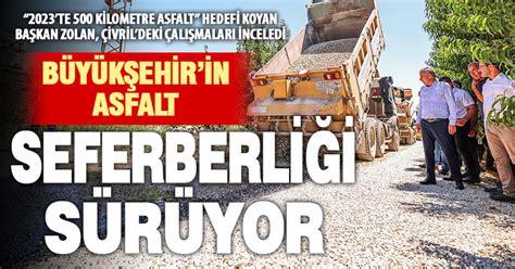 Denizli Büyükşehir Belediyesinin asfalt seferberliği sürüyor