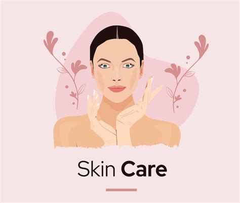 Création De Logo De Soins De La Peau Logo De Belle Jeune Femme Pour