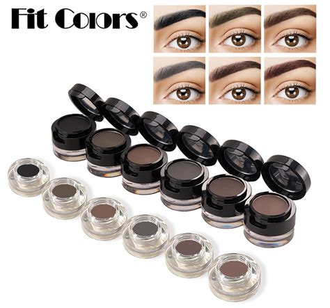 Fit Colors Eyebrow Kit Powder Gel Kiss Cosmetics