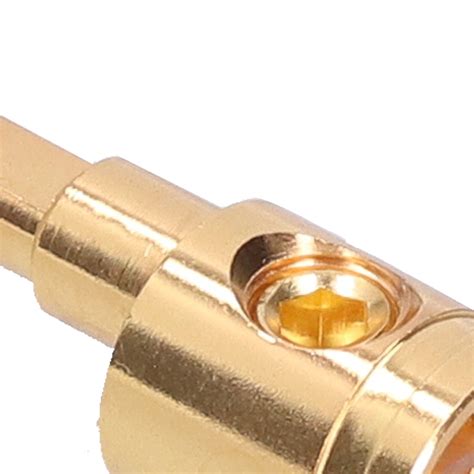 2pcs 0GA Wire Reducer Terminal Connector Pure Copper Gold Plated For