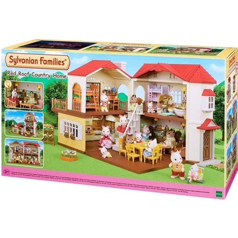 Sylvanian Families Red Roof Country Home Mini Doll House Woolworths