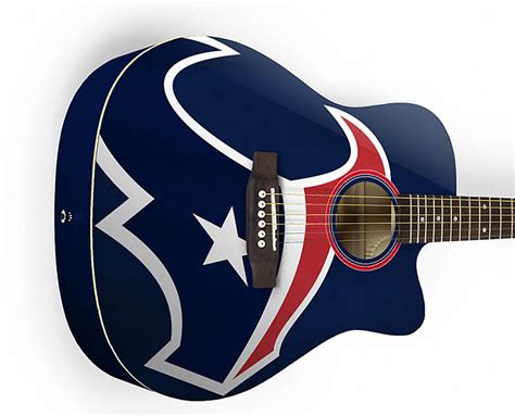 Woodrow Houston Texans Acoustic Guitar Acnfl13 Reverb