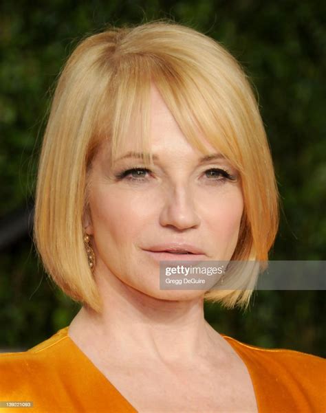 Actress Ellen Barkin Arrives At The Vanity Fair Oscar Party 2011