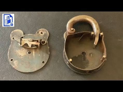 broken lever padlock gutted repaired picked   basic single