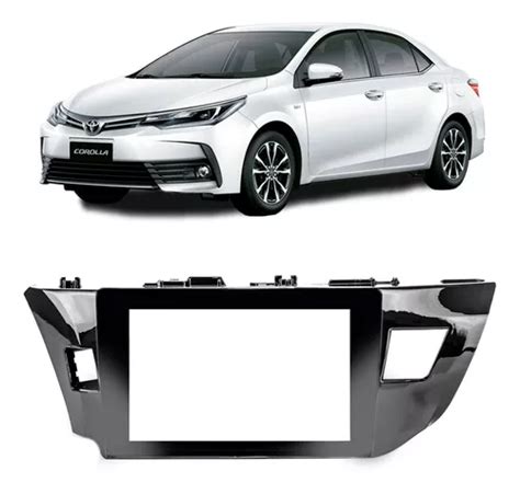 Moldura Painel 2 Din Corolla 2015 2016 2017 Multimidia Dvd Frete grátis